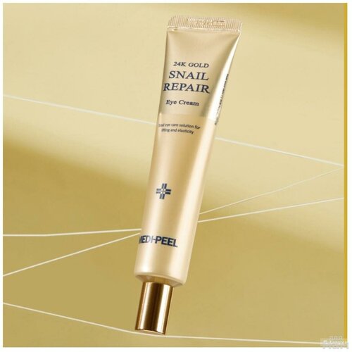 Регенерирующий крем для век с золотом и муцином улитки Medi-Peel 24K Gold Snail Repair Eye Cream