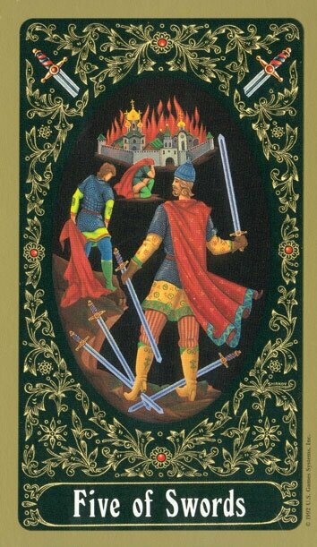 Russian Tarot of St Petersburg 78 карт инструкция - фото №5