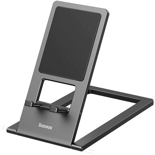 Держатель Baseus Подставка для телефона Baseus Foldable Metal Desktop Holder Gray (LUKP000013)