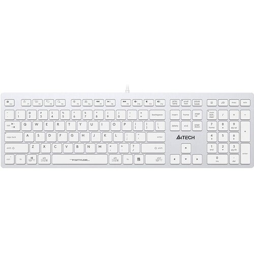 Клавиатура A4Tech Fstyler FX50 USB White клавиатура a4tech fstyler fx50 usb white