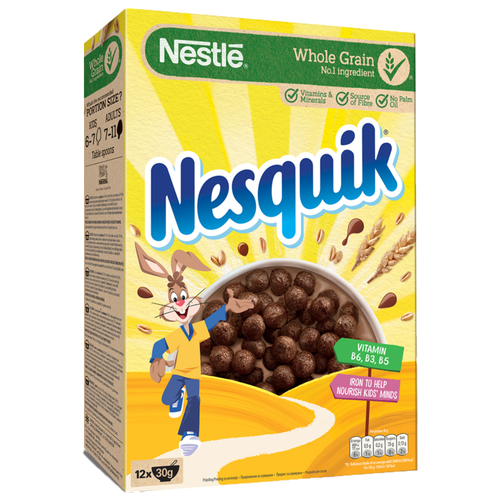 Сухой завтрак Nesquik Шоколадные шарики 330 гр.