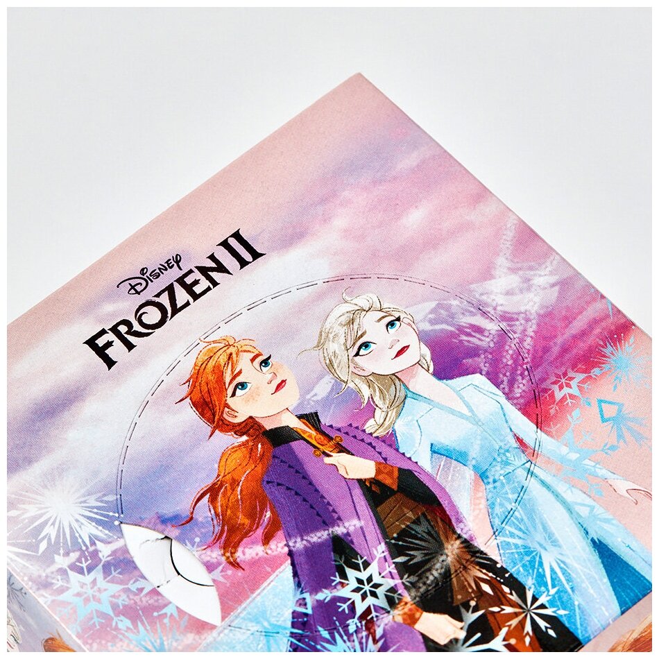 Салфетки бумажные выдергушки "Frozen" с рисунком "Будь Собой" 3 слоя, 56 шт, World Cart - фотография № 3