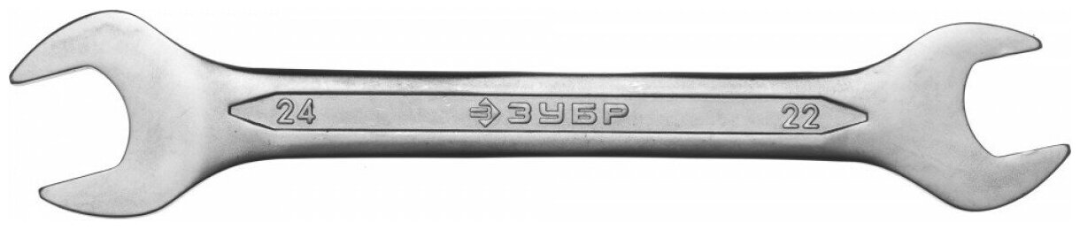 Ключ рожковый ЗУБР 27010-22-24 24 мм х 22 мм