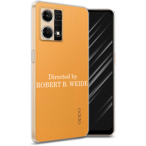 Силиконовый чехол на Oppo Reno 8 4G / Оппо Рено 8 4G Robert B Weide, прозрачный