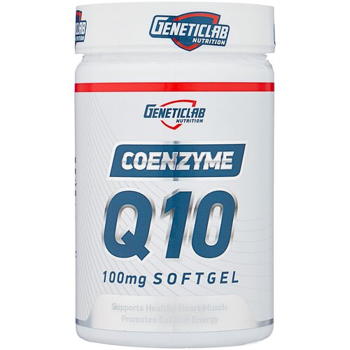 Капсулы Geneticlab Nutrition Coenzyme Q10, 0.7 г, 60 шт.