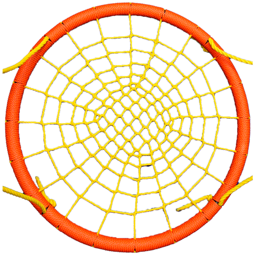 Качели-гнездо подвесные FUNNY-FLIGHT цвет оранжевый размер 60 см