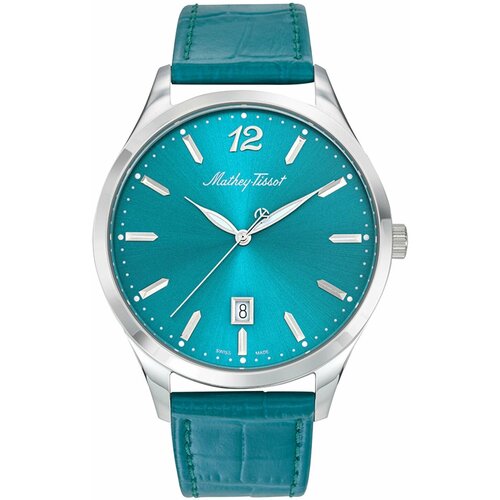 Наручные часы Mathey-Tissot Швейцарские наручные часы Mathey-Tissot H411PET, голубой