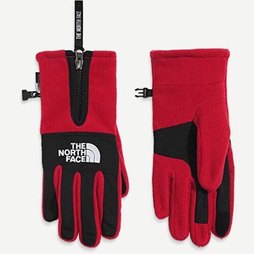 The North Face Перчатки Denali Etip Glove L, ponderosa green medium icon plaid print