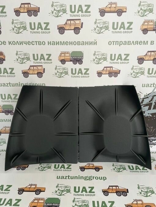 Стойки задние под колонки УАЗ 452 Буханка, 3909, 3741, 2206 (АБС-пластик), комплект 2 шт.