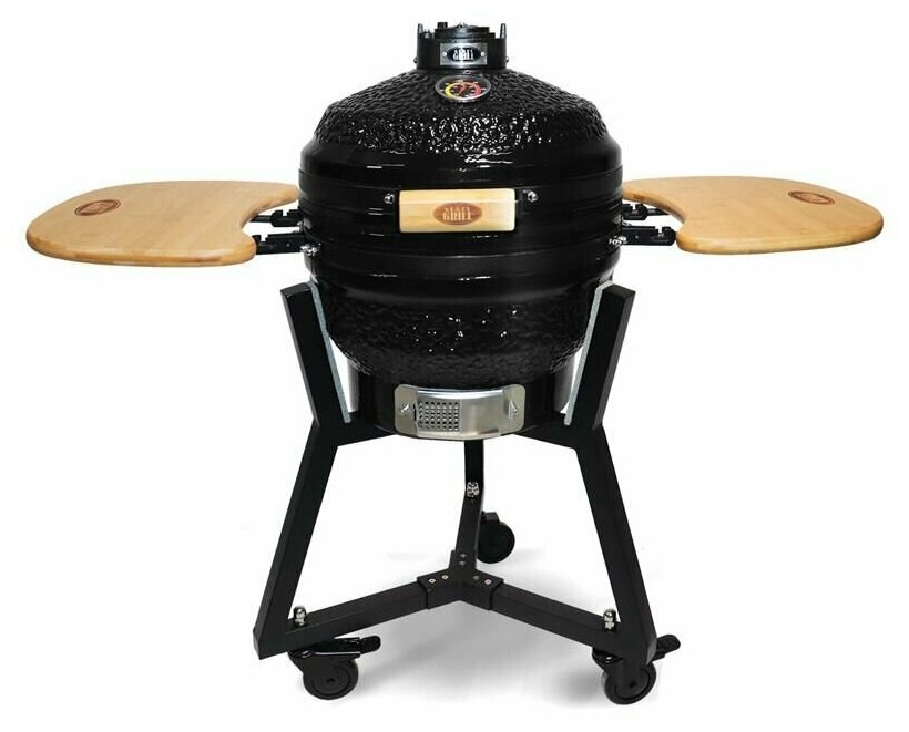 Керамический гриль-барбекю Start Grill PRO 16 дюймов/39,8см (черный) - фотография № 1