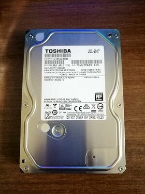 Внутренний жесткий диск Toshiba DT01ACA050 500 Гб
