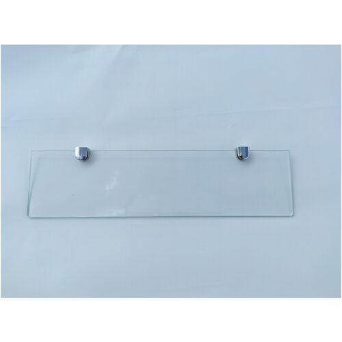 Стеклянная полка 400x100 мм. (стекло 4мм) Стекло Дизайн