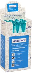 OfficeSpace Корректирующий карандаш 3 мл, 12 шт голубой