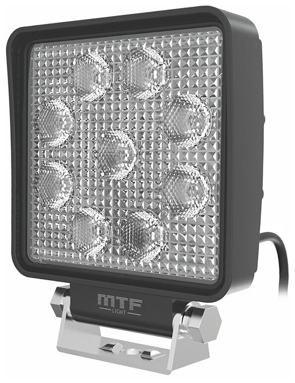 Фонарь светодиодный дополнительного освещения MTF LIGHT PL15K6S 12-60V 6000К (квадратный)