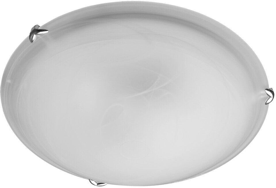 Потолочный светильник Arte Lamp SYMPHONY A3440PL-2CC, E27, 120 Вт, кол-во ламп: 2 шт., 4000 К, цвет арматуры: хром, цвет плафона: белый