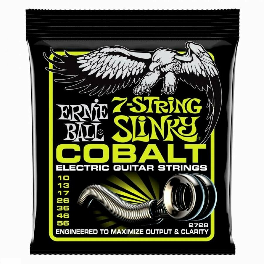 ERNIE BALL 2728 (10-56) струны для 7-струнной электрогитары