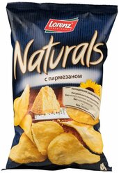 Чипсы Naturals картофельные с пармезаном, 100 г