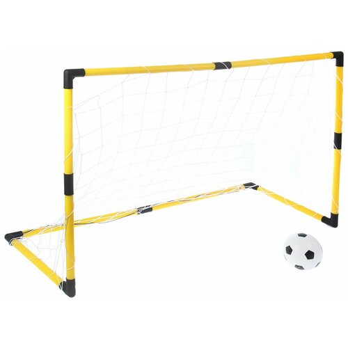 фото Ворота футбольные "весёлый футбол" с сеткой, с мячом сима-ленд