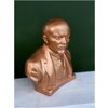 Бюст Ленина, фигура, статуэтка, гипс, 17 см, бронза - изображение