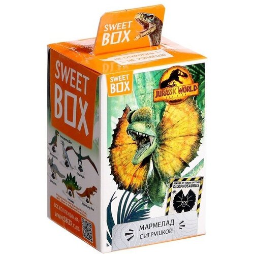 Игрушка Jurassic World Sweet Box + Мармелад 10 г