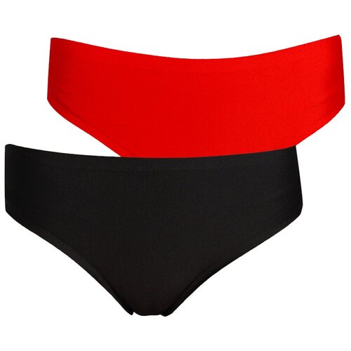 фото Твое набор трусов стринги низкой посадки, 2 шт., размер l, красный/черный