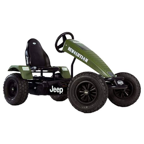 Веломобиль Berg Jeep Revolution BFR, зеленый/черный веломобиль berg jeep junior зеленый