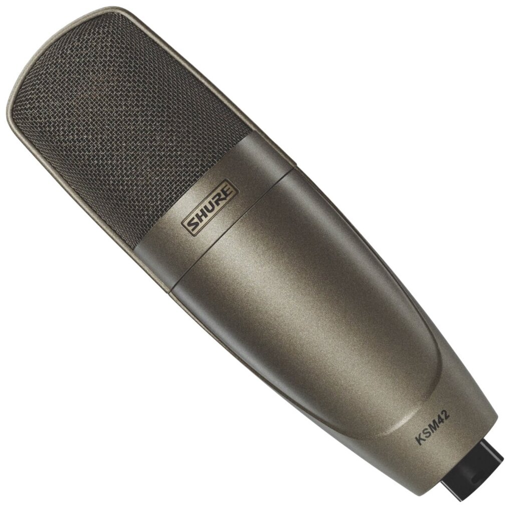 SHURE KSM42/SG Кардиоидный микрофон с двойной диафрагмой 60-20000 Гц, 14,10 мВ/Па, Max.SPL 139 дБ, в