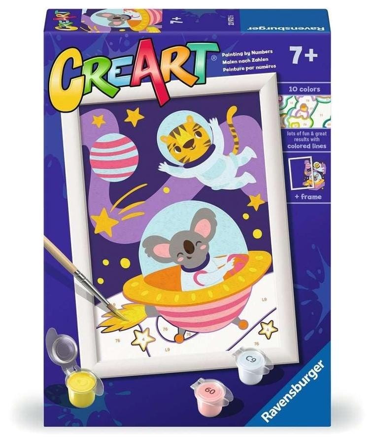 Набор для рисования, росписи Ravensburger CreArt Wild Animals Космический питомец