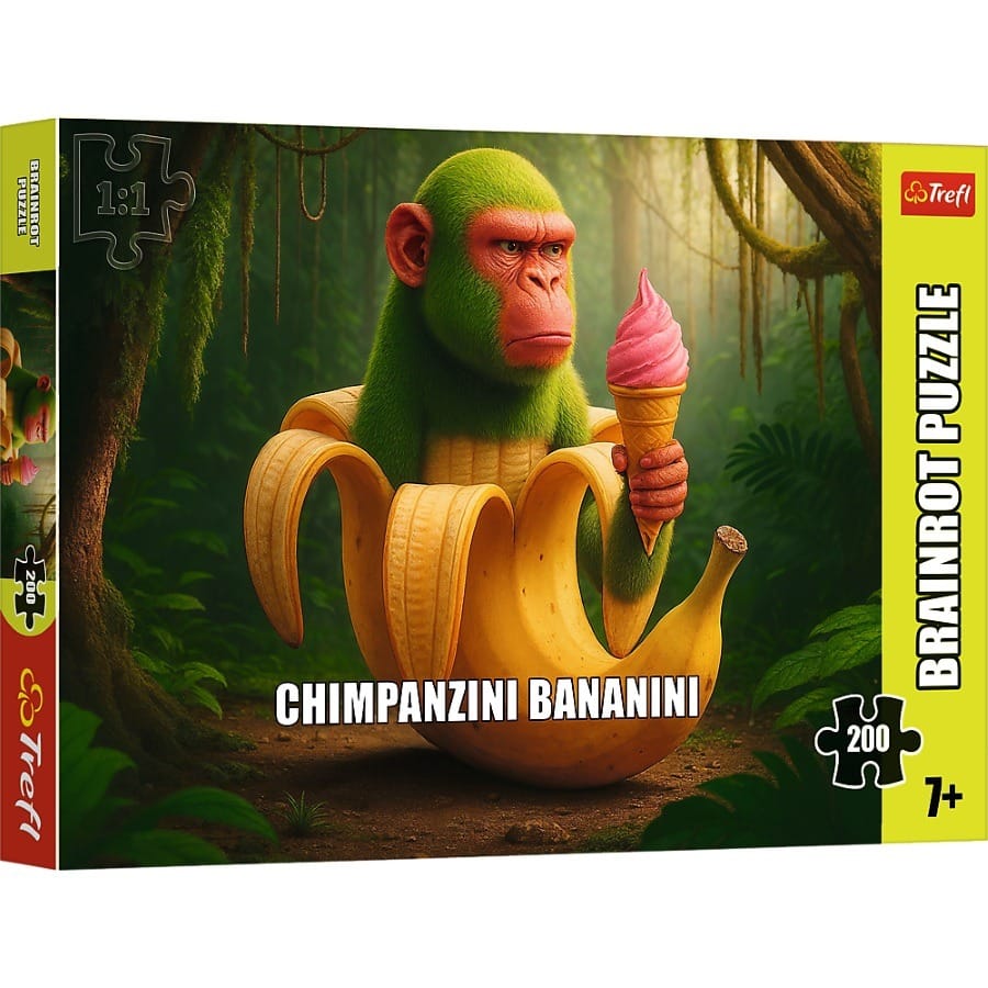 Пазл Trefl BrainRots Chimpanzini Bananini, 200 элементов