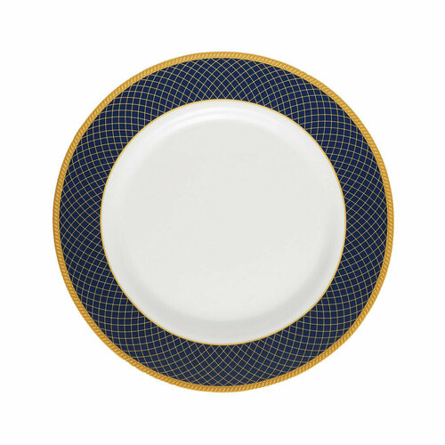 Набор десертных тарелок La Opala Sovrana Regent Blue, диаметром 20 см, 6 персон