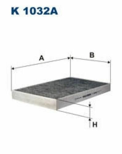 Фильтр салонный, угольный FILTRON K1032A
