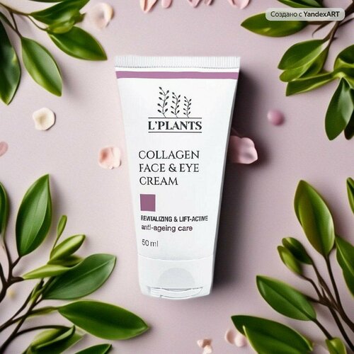 Омолаживающий крем с коллагеном для лица и век LPLANTS 50мл 410₽