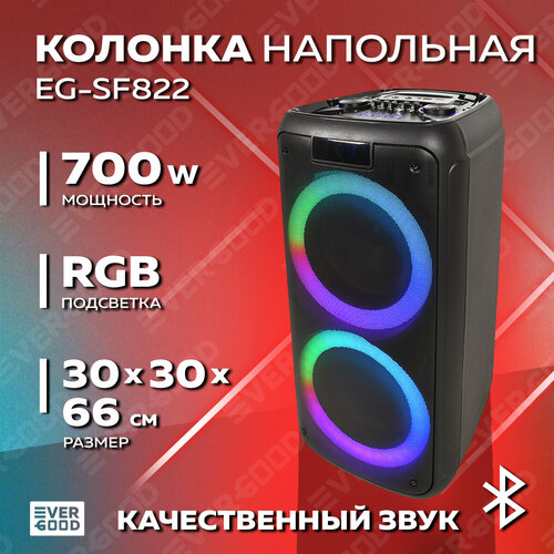 Колонка большая Bluetooth (70Вт) EG-SF822 EVERGOOD