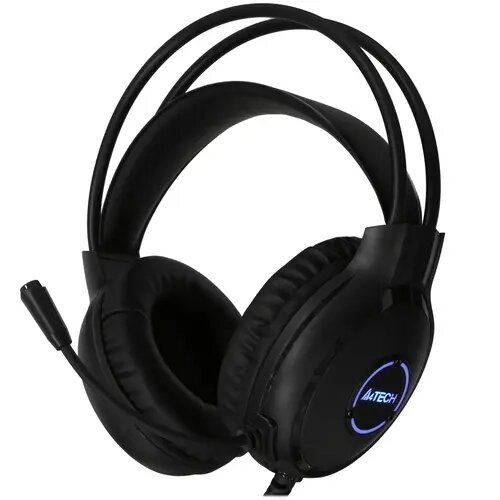 Наушники с микрофоном A4Tech Fstyler FH300U черный 2м накладные USB оголовье