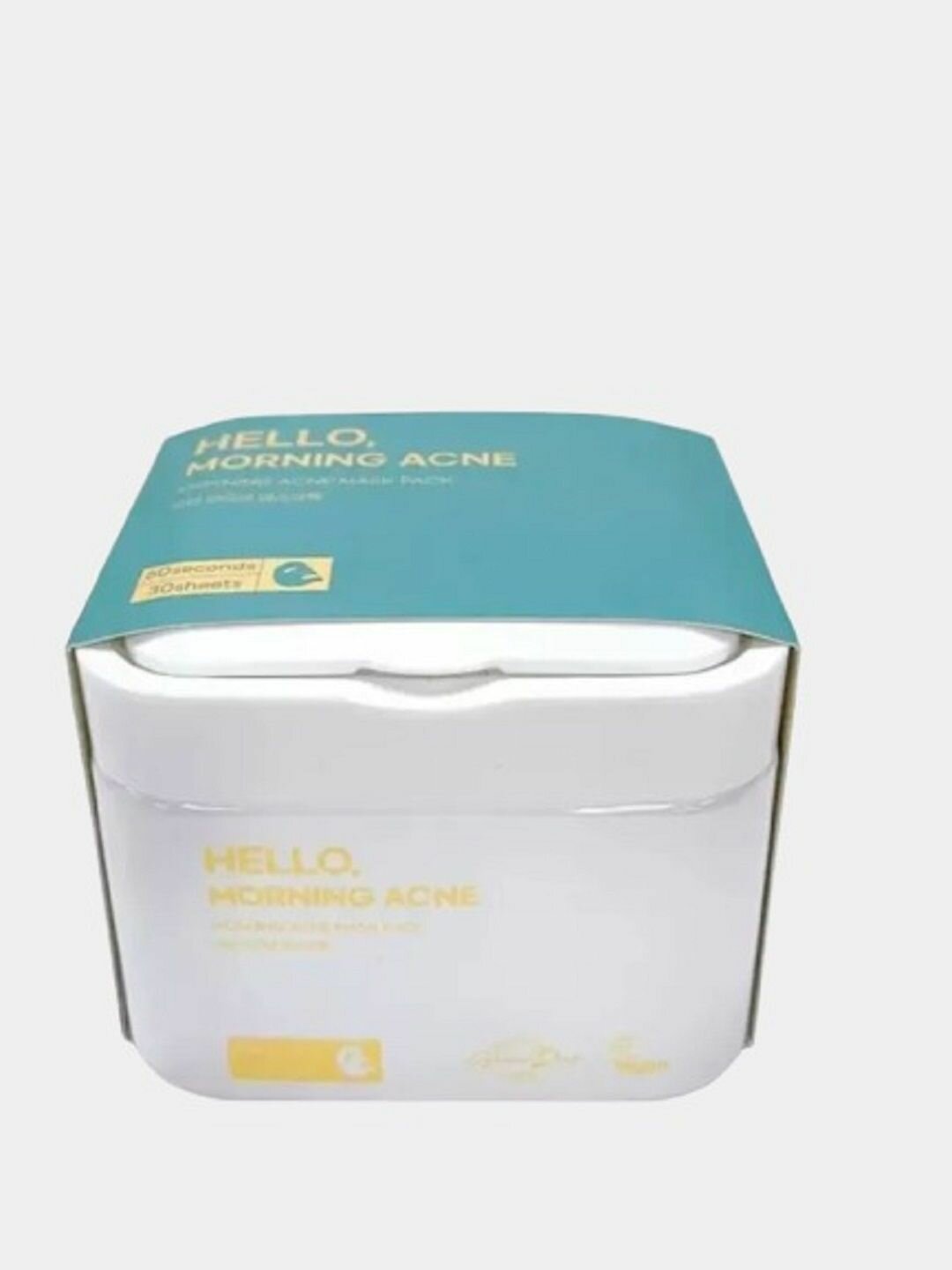 Восстанавливающие питательные маски для проблемной кожи Hello Morning Acne Mask Pack набор 30 шт