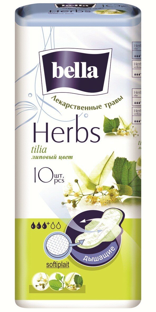 Прокладки женские гигиенические впитывающие Bella Herbs tilia Comfort 10 шт. ООО Белла - фото №17