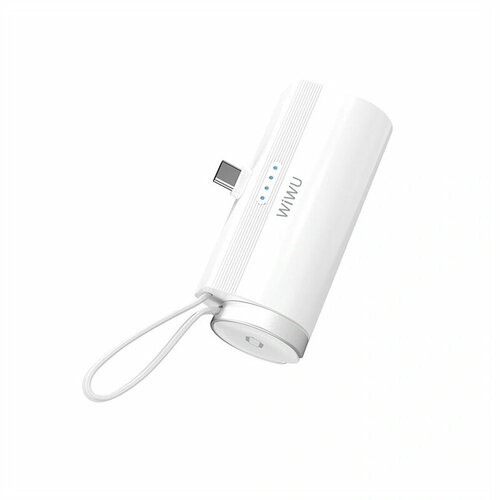 Внешний аккумулятор Wiwu Power Bank Wi-W026 5000mAh White 6976195096231 373000₽