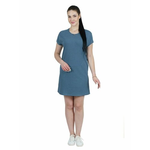 Платье Alfa Collection, размер 52, синий