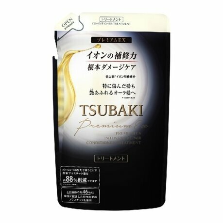 SHISEIDO TSUBAKI PREMIUM EX Интенсивный восстанавливающий кондиционер для волос с маслом камелии 330 мл.