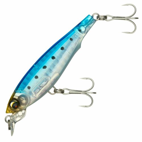 Воблер для рыбалки Duel L-Blue Fix Minnow 70 S F1231 цв. HIW, 8 гр 10 мм, на окуня, щуку, судака, минноу тонущий, до 0.8 м