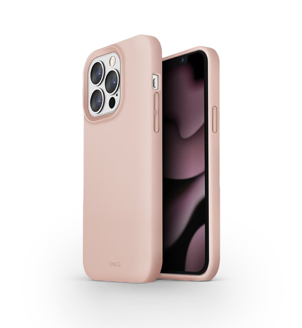 Защитный чехол Uniq Lino для iPhone 13 Pro Max Pink