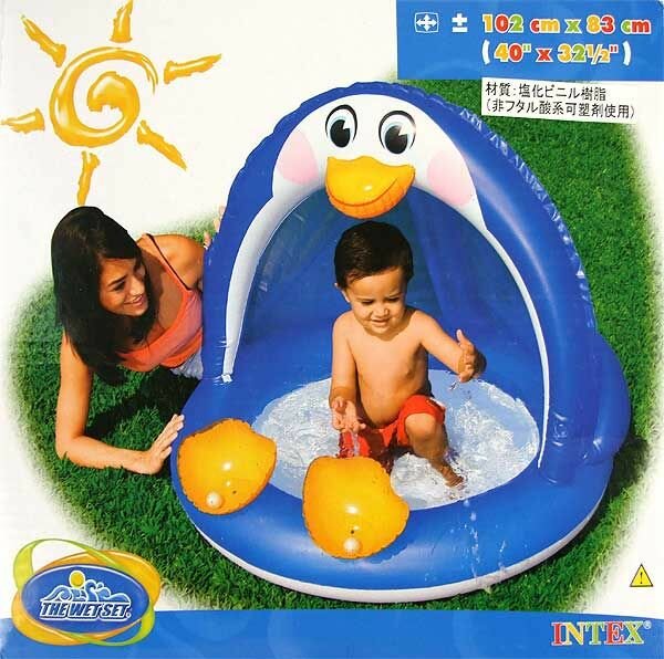 Детский надувной бассейн "Пингвин" INTEX 57418 - фотография № 4