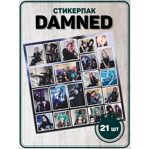 Наклейки на телефон стикеры Damned Японская группа