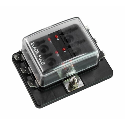 Блок на 6 предохранителей ATPATCATO с крышкой и индикацией исправности предохранителя 11514-06 2324₽