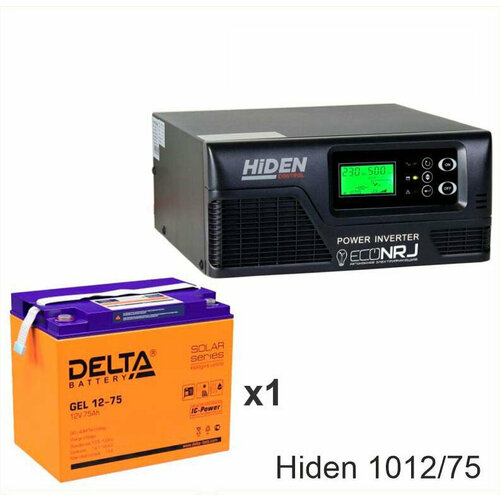 ИБП Hiden Control HPS20-1012 + Delta GEL 12-75