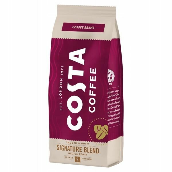 Кофе в зернах Costa Coffee Signature Blend Medium Roast средняя обжарка (8 из 12) 200 г