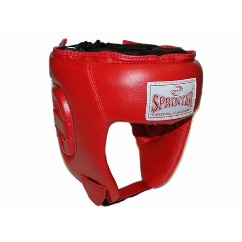 Шлем боксёрский SPRINTER открытый, размер S. : (Красный)