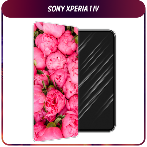 Силиконовый чехол на Sony Xperia 1 IV / Сони Иксперия IV Прекрасные пионы силиконовый чехол на sony xperia 1 iv сони иксперия 1 iv ван гог звездная ночь