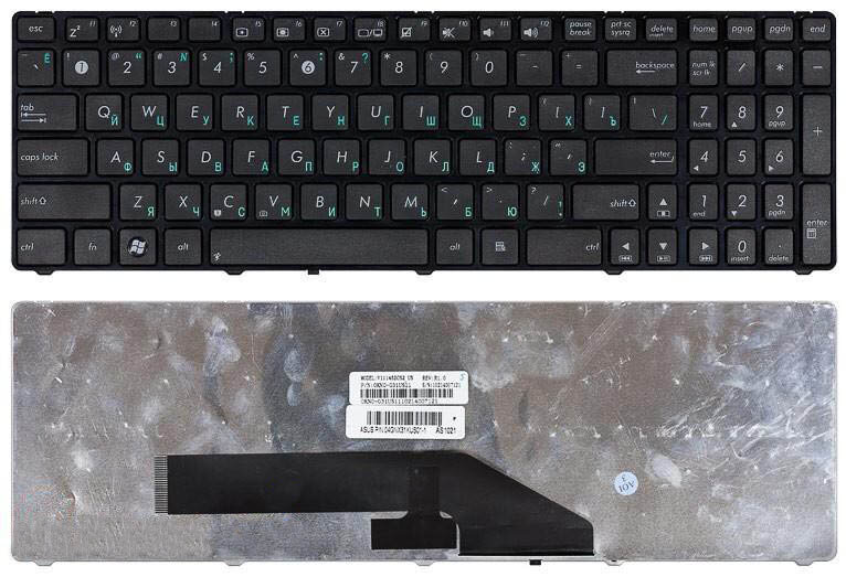 Клавиатура для Asus V090562AS1, черная с рамкой, версия 2