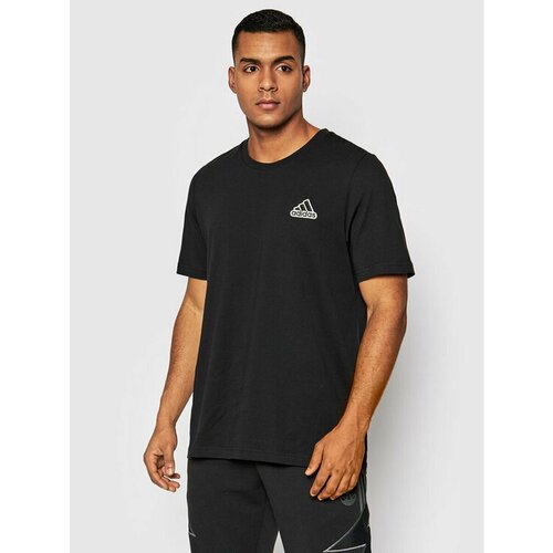 Футболка adidas, размер XL [INT], черный брюки adidas essentials feelcomfy he1856 р р xl черный